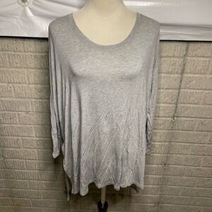 Lush Gray Long Sleeve Top